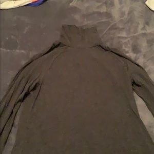 Gray turtleneck